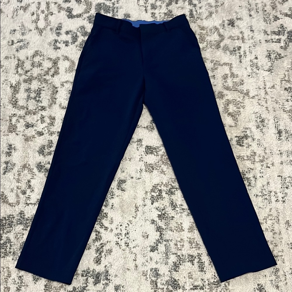 IZOD Boys' Stretch Suit Dress Pants - Blue Size 14